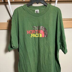 North Face T-Shirt, Green, XL